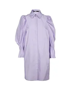 Хлопковое платье Karl Lagerfeld, фиолетовый