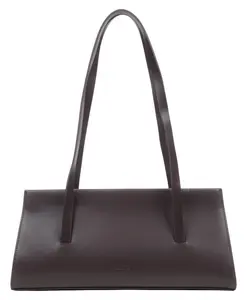 Сумка через плечо из седельной кожи Estro, коричневый