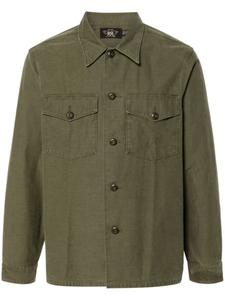 Ralph Lauren RRL фактурная рубашка, зеленый