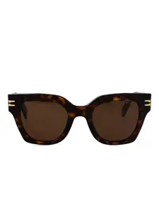Солнцезащитные очки в оправе 'кошачий глаз' Bvlgari, коричневый