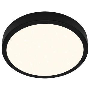 Светодиодный потолочный светильник Briloner Runa IV, 5 см, черный