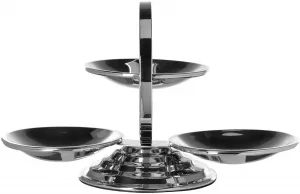 Подставка для торта Fink "SERVO", (1 шт.), из нержавеющей стали, с 3 чашами, высота ок. 31,5 см 25х31,5 см, цвет silberfarben