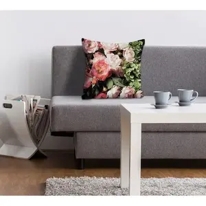 Декоративная наволочка queence Цветы, без наполнителя, 1 штука Queence, Bunt + geblümt