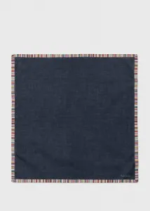 Носовой платок с «фирменной полосой»