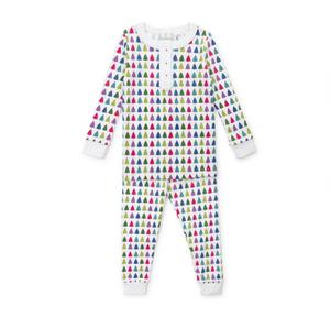 Детский пижамный комплект Alden "Рождественская елка" в ярких тонах Lila + hayes, Christmas Tree Bright