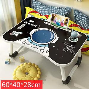 Письменный стол Aolunfute Bed Desk Laptop Table Astronaut с держателем для чашки и ручкой, литая версия