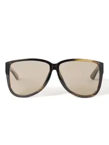 Солнцезащитные очки в массивной оправе Miu Miu, зеленый