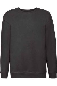 Толстовка Fruit of the Loom с заниженными плечами, черный