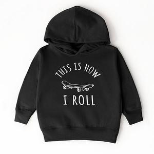 Толстовка This is how i roll для малышей The Juniper Shop, Black