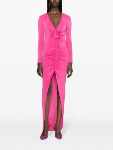 Платье макси с цветочной аппликацией NISSA, розовый