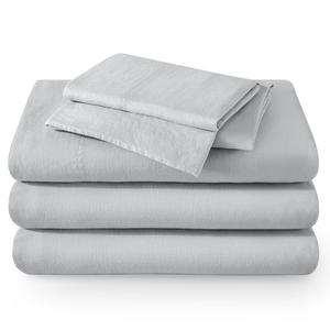 Комплект льняных простыней Bare Home, цвет Glacier Grey