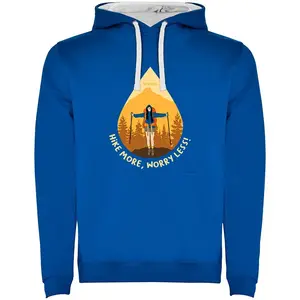 Худи Kruskis Hike More Two-Colour, синий