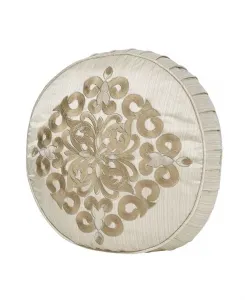 Круглая декоративная подушка «Амаретто», 15 x 15 дюймов J Queen New York, gold