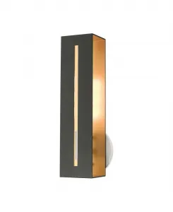 Настенный светильник Soma с одним плафоном Livex, черный