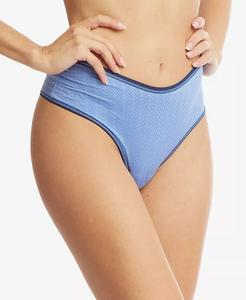 Женское нижнее белье-стринги Move Calm с высокой посадкой 2P1924 Hanky Panky, синий