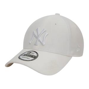 New Era Льняная бейсболка унисекс белая, White