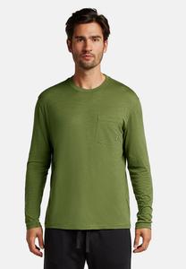 Лонгслив M MER TECH LITE III LS POCKET TE icebreaker, оливковый