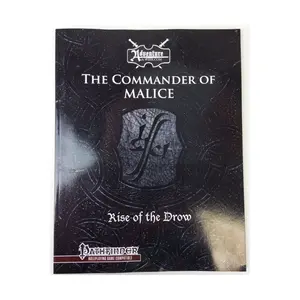 Rise of the Drow - The Commander of Malice, Pathfinder (AAW Games), мягкая обложка