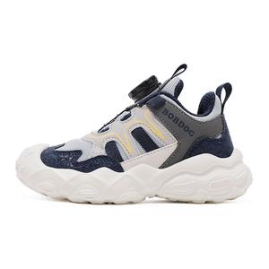 Противоскользящая дышащая детская обувь для повседневной носки BOBDOG, темно-синий/серый