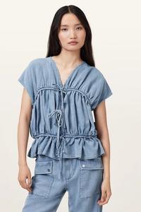 Блузка Remy Allsaints, синий