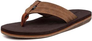 Мужские шлепанцы Nautica, пляжные сандалии, босоножки для лодки, водные тапочки, Tan-clarkson