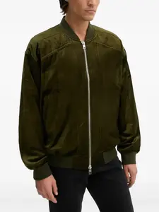 Бархатная куртка на молнии Iro, зеленый