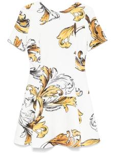 Versace Jeans Couture платье мини с принтом Barocco, белый
