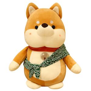 Плюшевая игрушка щенка Shiba Inu Away From Home VANWALK Mocha duck, светло-коричневый