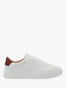 Heaton бесшнуровые кожаные кроссовки Russell & Bromley, White