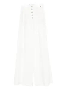 Плиссированные украшенные брюки NISSA, белый