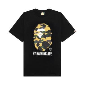 Футболка BAPE 1st Camo By Bathing Ape, цвет черный/желтый