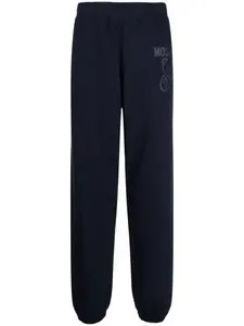 Спортивные брюки с логотипом Moschino, синий