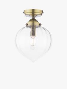 Whitham полувстраиваемый потолочный светильник для ванной Laura Ashley, Metallic Brass