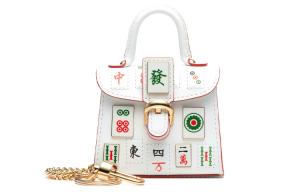 Delvaux Сумка мини из белой телячьей кожи унисекс