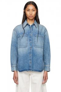 Джинсовая рубашка Overland Slvrlake, цвет aint over till its over