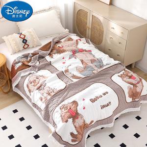 Disney Одеяло хлопковое кружевное 150х200 см, категория А для матери и ребенка, цвет Adorable Puppy