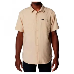 Рубашка с коротким рукавом Columbia Silver Ridge Utility Lite, серебряный