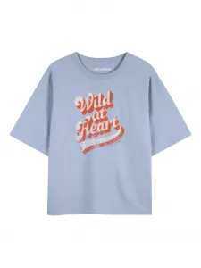 Футболка с короткими рукавами Zadig & Voltaire Kids, синий