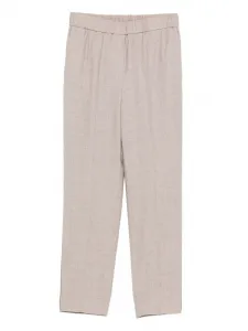 Брюки с эластичным поясом Peserico, нейтральный