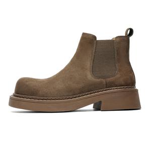 ZHENRAN Челси ботинки мужские черные хаки, цвет Khaki