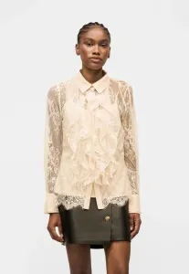 Рубашка хуании дайса, блузка на пуговицах Bruuns Bazaar, White Sand