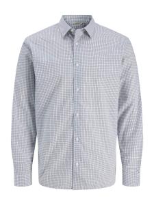 JJ Rebel Рубашка на пуговицах 'JREBGAVIN' Regular fit в белом цвете