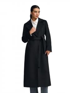 Polo Club Шерстяное пальто черного цвета