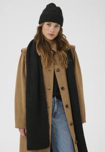 Шапка Kaffe KAhenry Knitted hood, Black Deep/Mottled Black