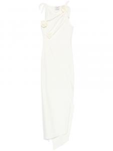 Coperni платье макси асимметричного кроя, белый