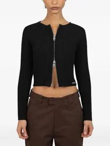 Кардиган в рубчик House of Sunny, черный