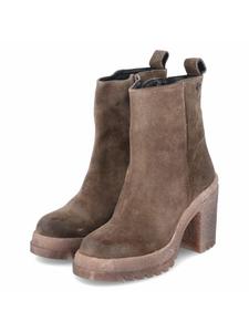 Ботинки без застежек серо-коричневого цвета Lazamani