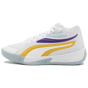 Кроссовки Court Pro Lakers PUMA, White Yellow Purple