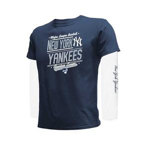 Комплект футболок New York Yankees для молодежи, цвет navy/white Stitches