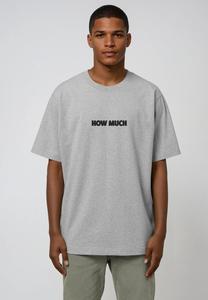 Футболка с принтом HOW MUCH HEAVYWEIGHT Mira Paris, пятнистый серый